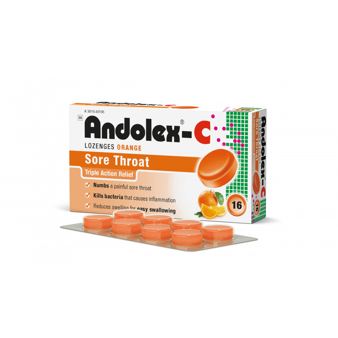 ANDOLEX C ORANGE 16 LOZENGES andolex-c-orange-16-lozenges